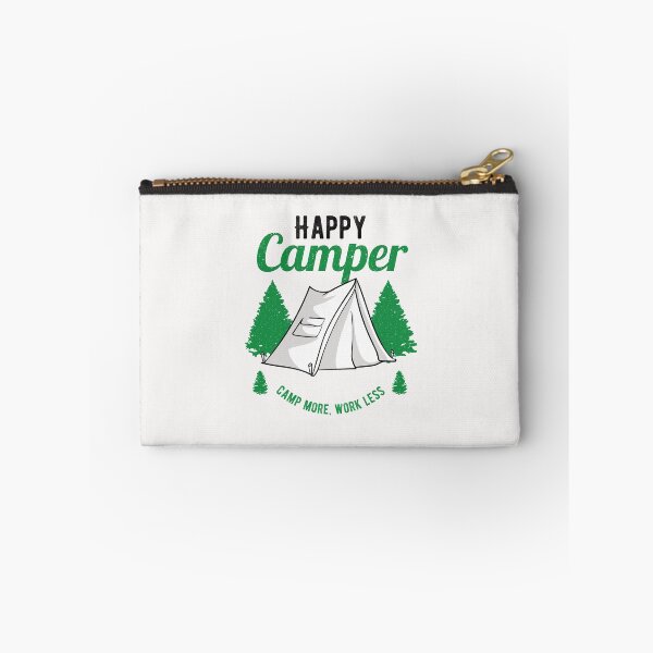 Item preview, Happy camper funny camping saying designed and sold by ElBeDesigns.