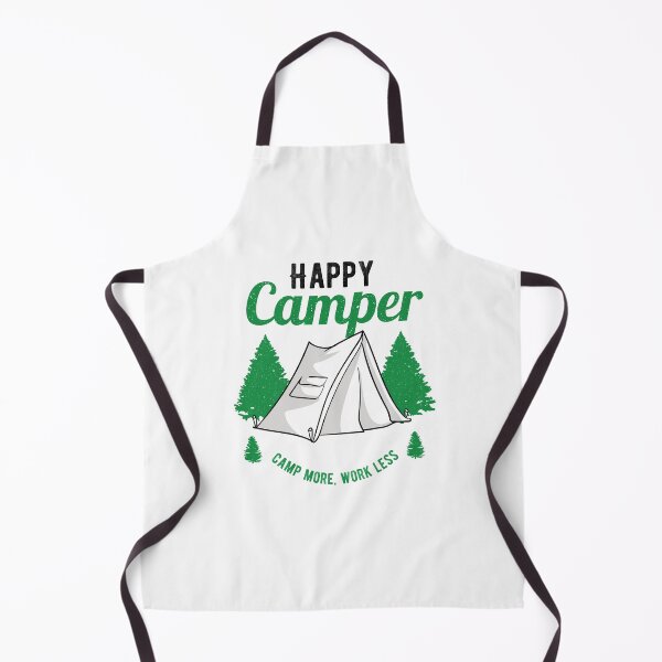 Item preview, Happy camper funny camping saying designed and sold by ElBeDesigns.