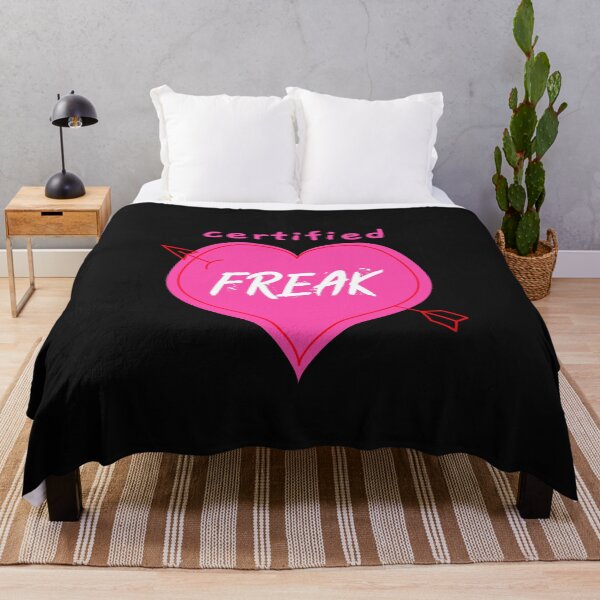 Item preview, Certified Freak, Valentines Day, Pink Heart designed and sold by DiscGolfTees.