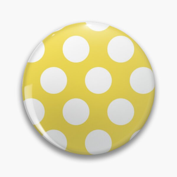 Item preview, Illuminating Yellow Pantone 2021 and white large polka dots designed and sold by Feeling Artsy.