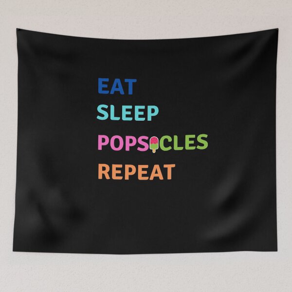 Item preview, Eat Sleep Popsicle Repeat designed and sold by DivineLiveShop.