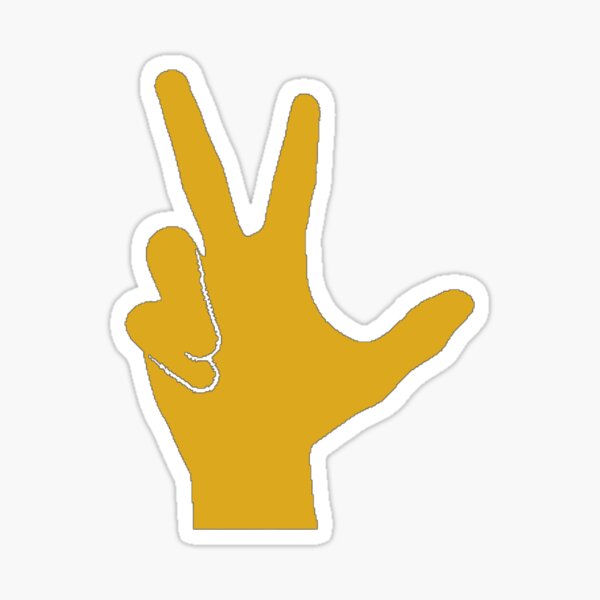 Vandy Hand Sign Sticker