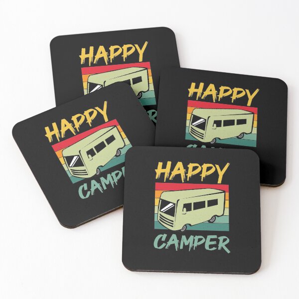 Item preview, Happy Camper Retro Motorhome designed and sold by ElBeDesigns.