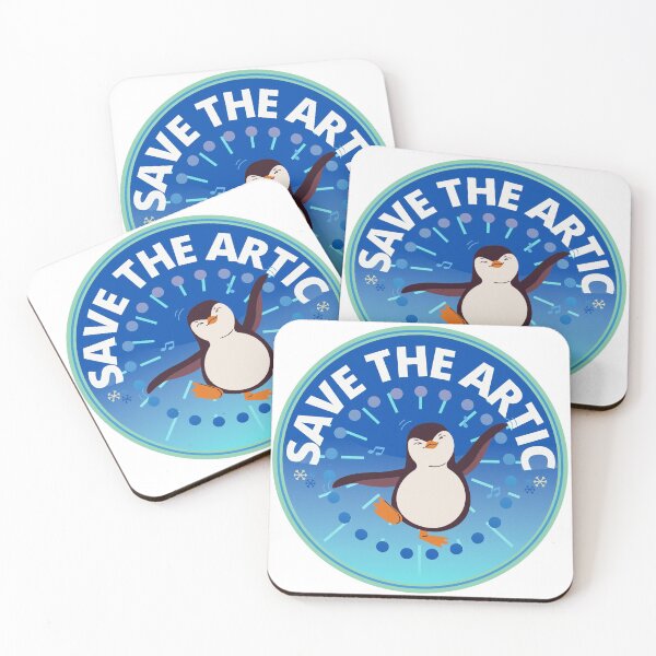 Item preview, Save the artic with penguin save the earth designed and sold by My-Queens-Store.