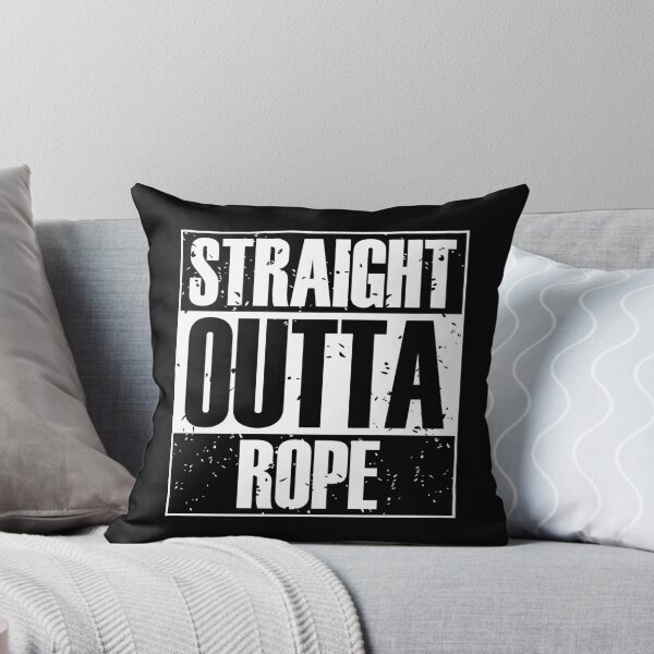 Item preview, Straight Outta Rope (B&W) designed and sold by MyRedBottom.