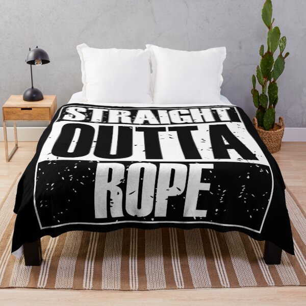 Item preview, Straight Outta Rope (B&W) designed and sold by MyRedBottom.