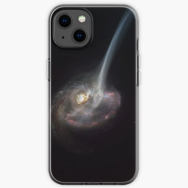 ALMA captures distant colliding galaxy dying out as it loses the ability to form stars iPhone Soft Case