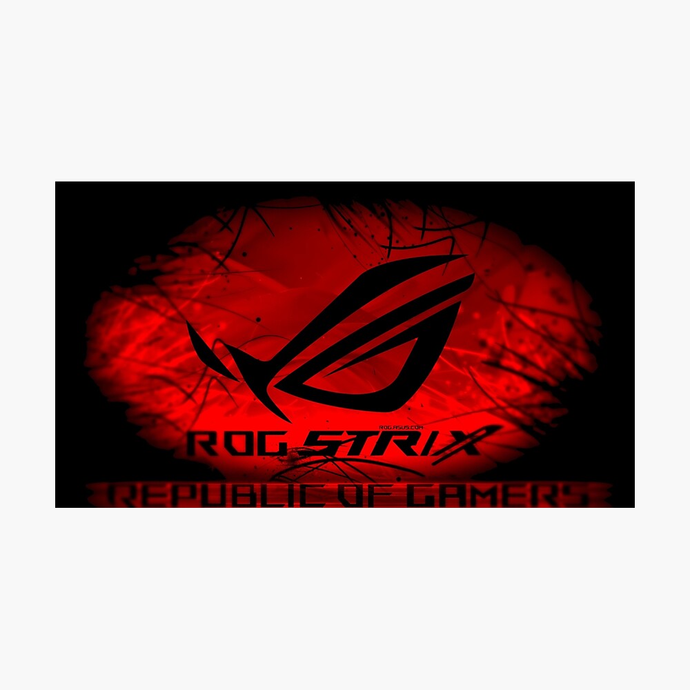 ROG STRIX ASUS Black and Red Poster for Sale by ArtxcL Redbubble #20 ROG STRIX ASUS Black and Red Poster for Sale by ArtxcL Redbubble