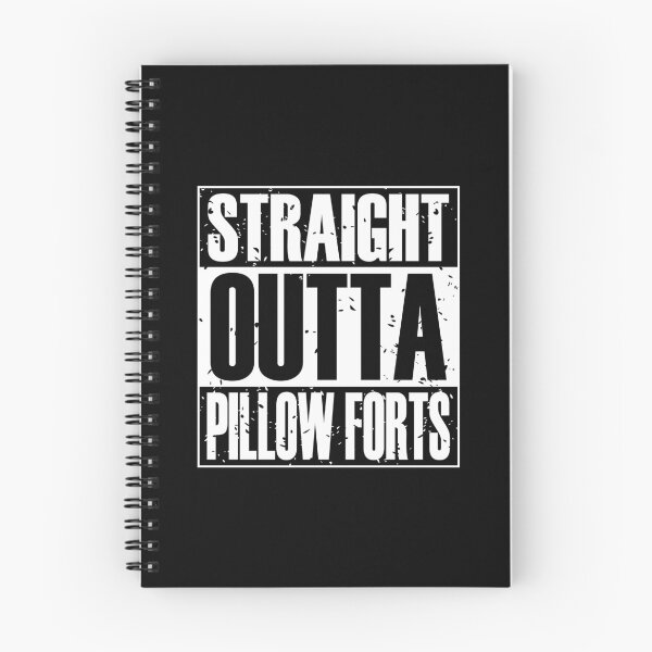 Artikelvorschau, Straight Outta Pillow Forts (Schwarzweiß) entworfen und verkauft von MyRedBottom.