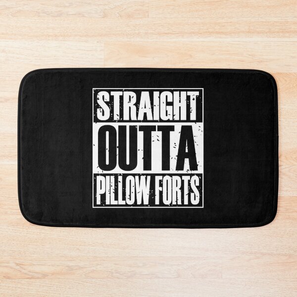 Item preview, Straight Outta Pillow Forts (B&W) designed and sold by MyRedBottom.