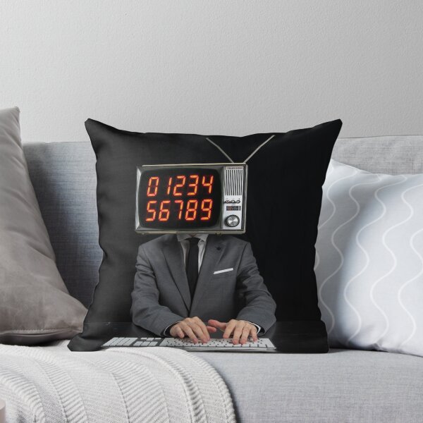 Item preview, Tv Head Man Typing on Keyboard designed and sold by dubassy.