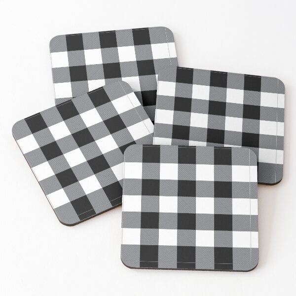 Item preview, Black and White Plaid designed and sold by Art-Bandits.