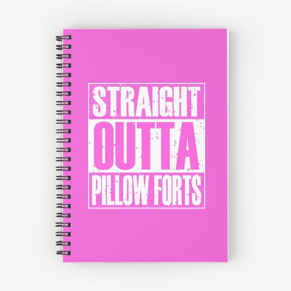 Artikelvorschau, Straight Outta Kissenfestungen (Pink) entworfen und verkauft von MyRedBottom.