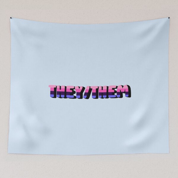 Item preview, Omnisexual Pride Flag They/Them Pronoun designed and sold by EuropaPrints.