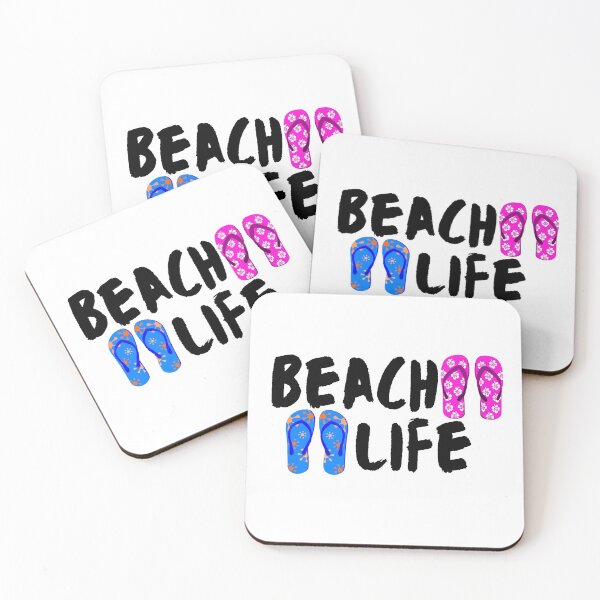 Item preview, Beach Life flip flop designed and sold by Lilaclown.