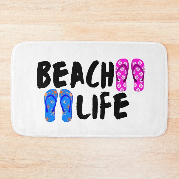 Item preview, Beach Life flip flop designed and sold by Lilaclown.