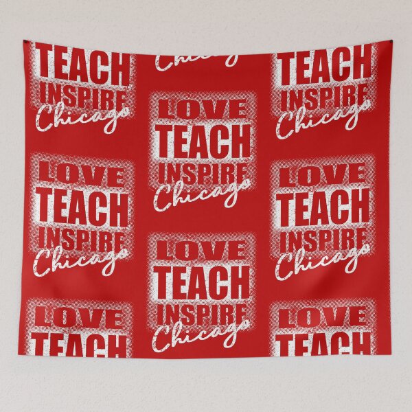 Item preview, Chicago Teachers Support Distressed designed and sold by RiffXS.