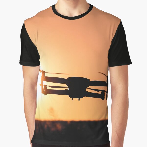 Item preview, Drone Flying Sunset (Quadrocopter) - Aerial Photographer designed and sold by liftdesign.