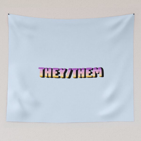 Item preview, Trixic Pride Flag They/Them Pronoun designed and sold by EuropaPrints.