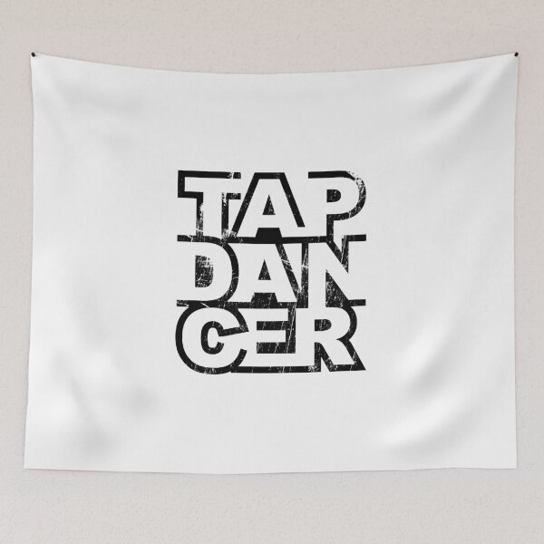 Item preview, Tap dancer, white, The best fun gift for any tap dancer! - tap dance art, #tapdanceart, tap fam designed and sold by TAP-DANCE-ART.