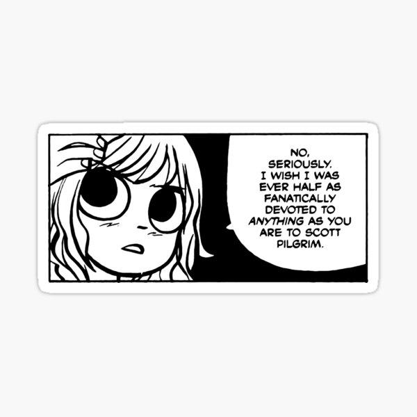 "Ramona Flowers Devoted" Sticker for Sale by eightzu Redbubble