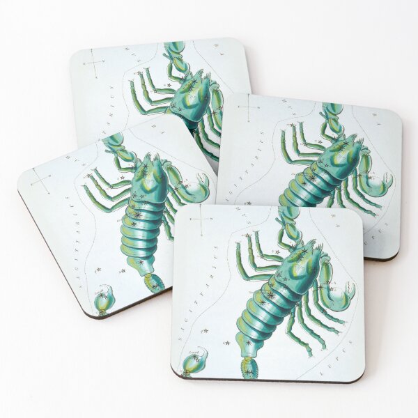 Item preview, Antique Scorpio Constellation Map designed and sold by VintageArchive.