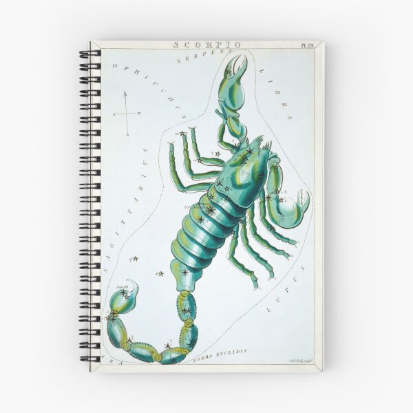 Item preview, Antique Scorpio Constellation Map designed and sold by VintageArchive.