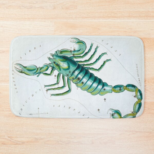 Item preview, Antique Scorpio Constellation Map designed and sold by VintageArchive.