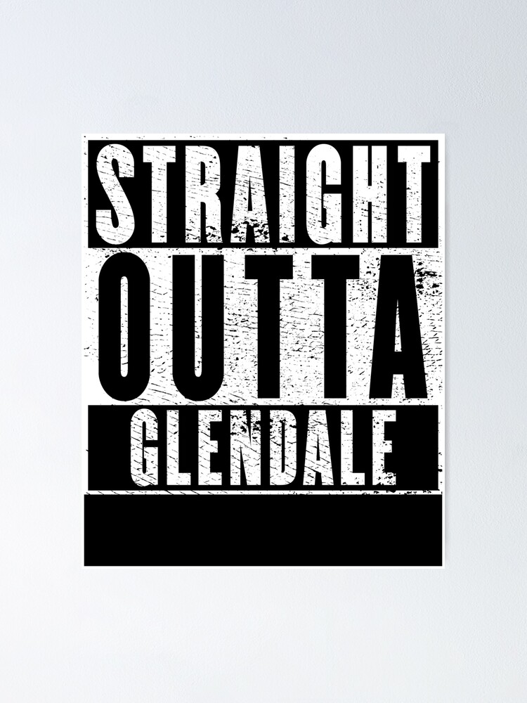 Imagen 1 de 3, Póster con la obra Directamente de Glendale, diseñada y vendida por RandomStuffShop.
