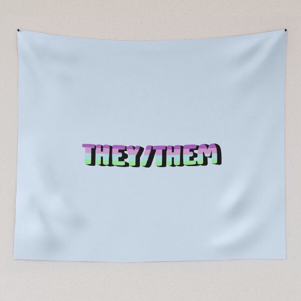 Item preview, Toric Pride Flag They/Them Pronoun designed and sold by EuropaPrints.