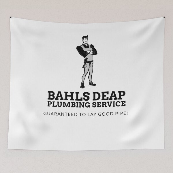 Item preview, Bahls Deap Plumbing Service designed and sold by ALittleBitOff.