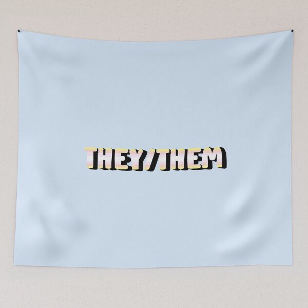 Item preview, Pangender Pride Flag They/Them Pronoun designed and sold by EuropaPrints.