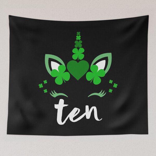 Item preview, 10th Birthday Cute Irish Shamrock St Patricks Day Gift designed and sold by Bendthetrend.