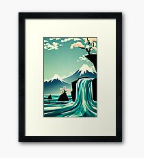 Waterfall blossom dream Framed Print