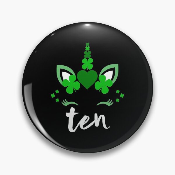 Item preview, 10th Birthday Cute Irish Shamrock St Patricks Day Gift designed and sold by Bendthetrend.