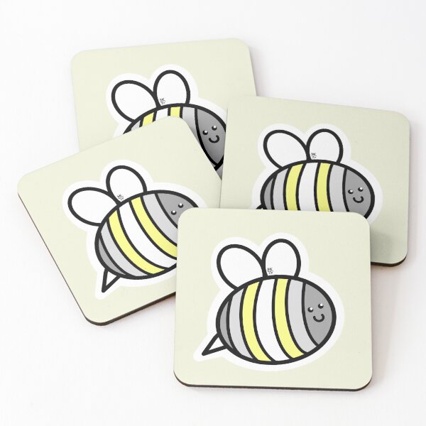 Item preview, Bee Yourself! Demigender Pride Bumblebee designed and sold by Mickey Kyan.