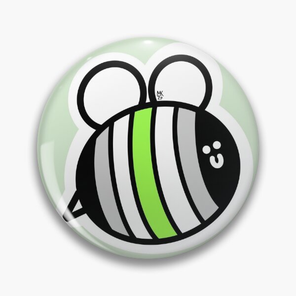 Item preview, Bee Yourself! Agender Pride Bumblebee designed and sold by Mickey Kyan.