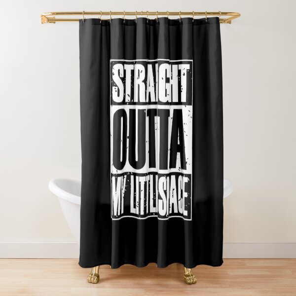 Item preview, Straight Outta My Little Space (B&W) designed and sold by MyRedBottom.