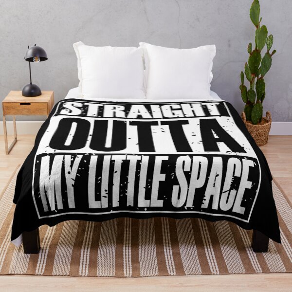 Item preview, Straight Outta My Little Space (B&W) designed and sold by MyRedBottom.