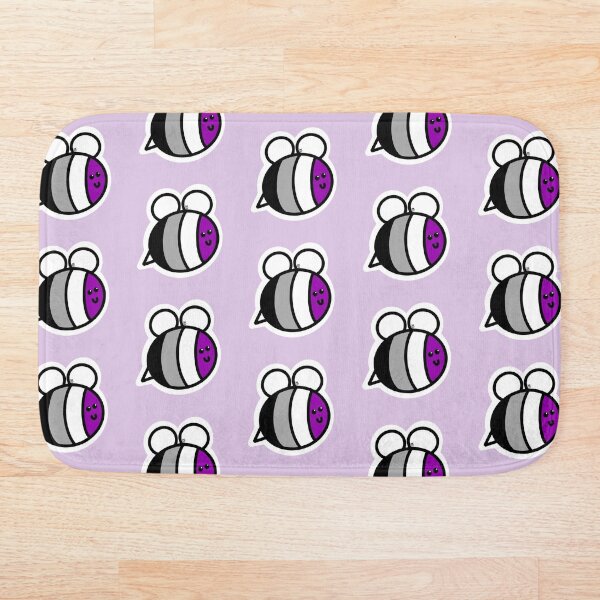 Item preview, Bee Yourself! Asexual Pride Bumblebee designed and sold by Mickey Kyan.