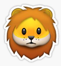 Emoji Lion Sticker