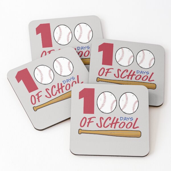 Item preview, 100 Days Of School Baseball, 100 Days Smarter designed and sold by GINIART.