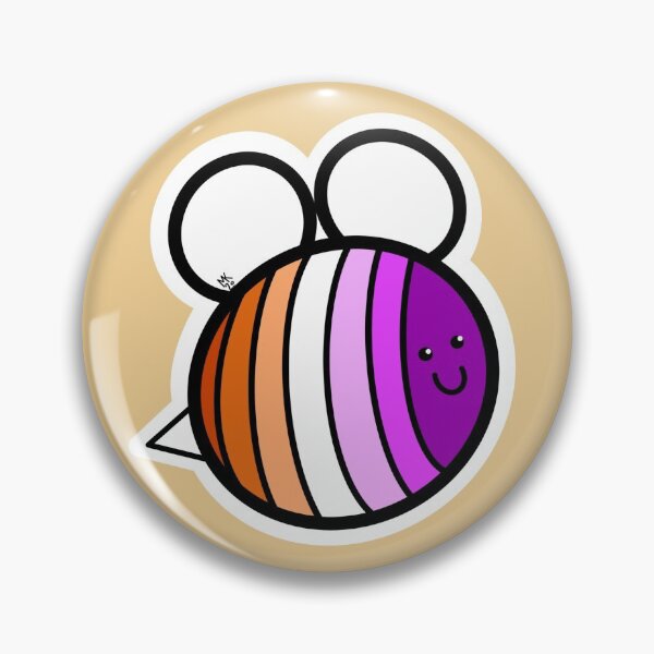 Artikelvorschau, Sei du selbst! Lesbian Pride Hummel entworfen und verkauft von Mickey Kyan.