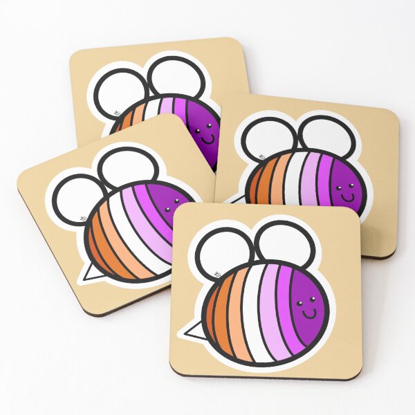 Item preview, Bee Yourself! Lesbian Pride Bumblebee designed and sold by Mickey Kyan.