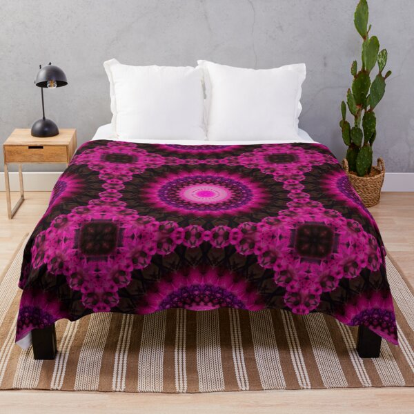 Item preview, Pink and Brown Mandala Kaleidoscope designed and sold by drxgonfly.