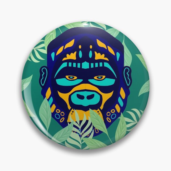Item preview, Detailed Vibrant Gorilla Head designed and sold by 1ALPHA.