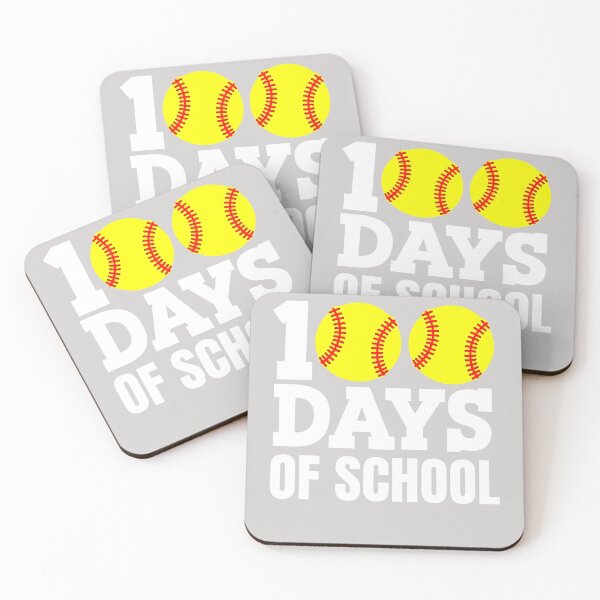 Item preview, 100 Days Of School Baseball, 100 Days Smarter designed and sold by GINIART.