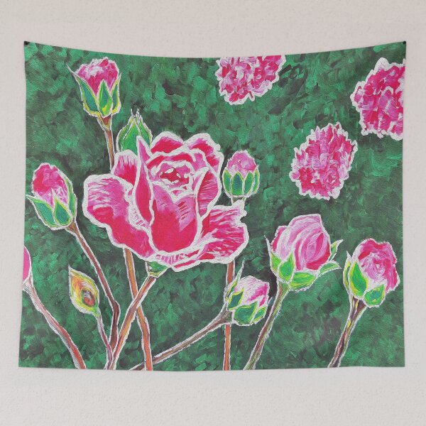 Item preview, Pink Rosebush designed and sold by Rachael Garcia.