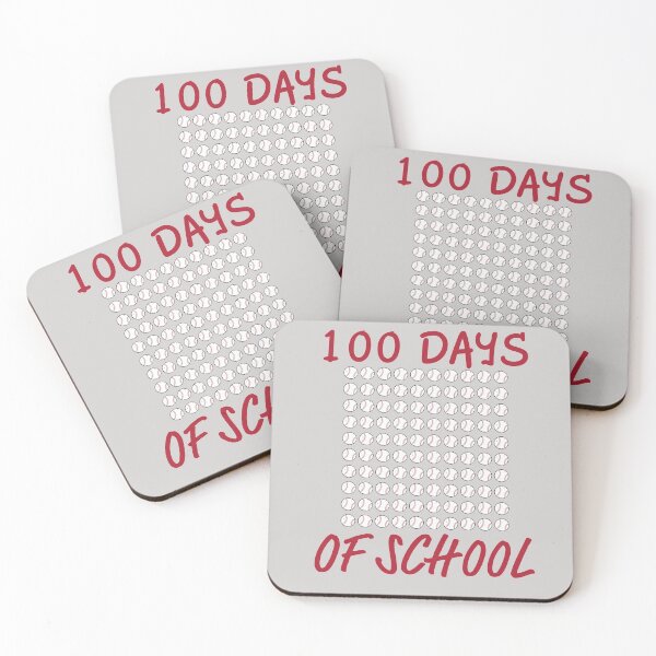 Item preview, 100 Days Of School Baseball, 100 Days Smarter designed and sold by GINIART.