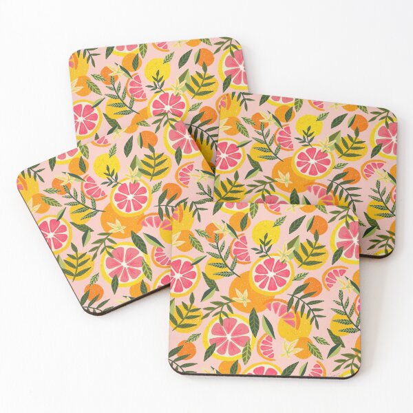 Item preview, Grapefruit Blooms – Blush designed and sold by Cat Coquillette.